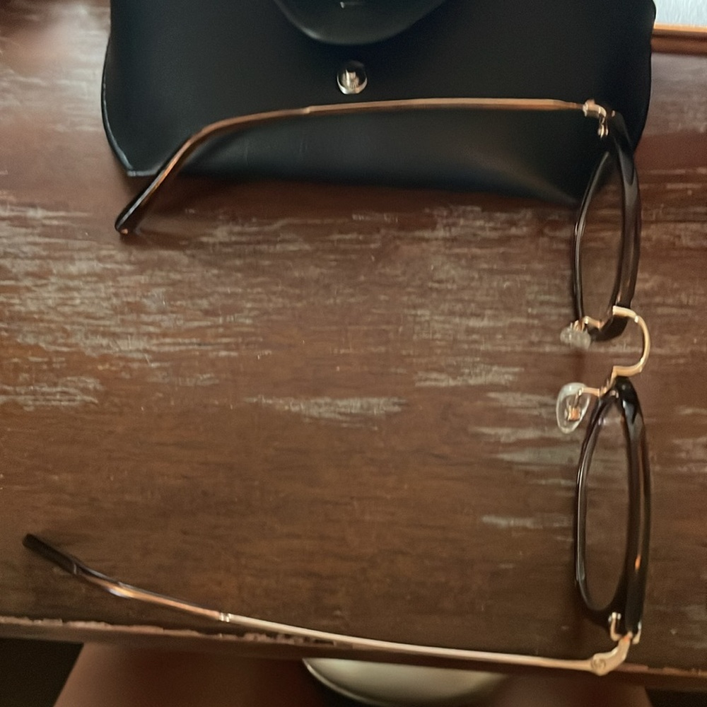Diff Rue TP-BB169 46-23-145 brown & gold metal eyeglasses w/Black logo soft Case - Picture 13 of 16